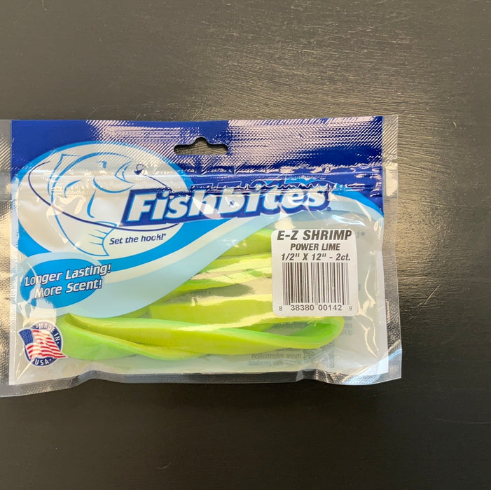 Fishbites E-Z Shrimp Longer - Power Lime
