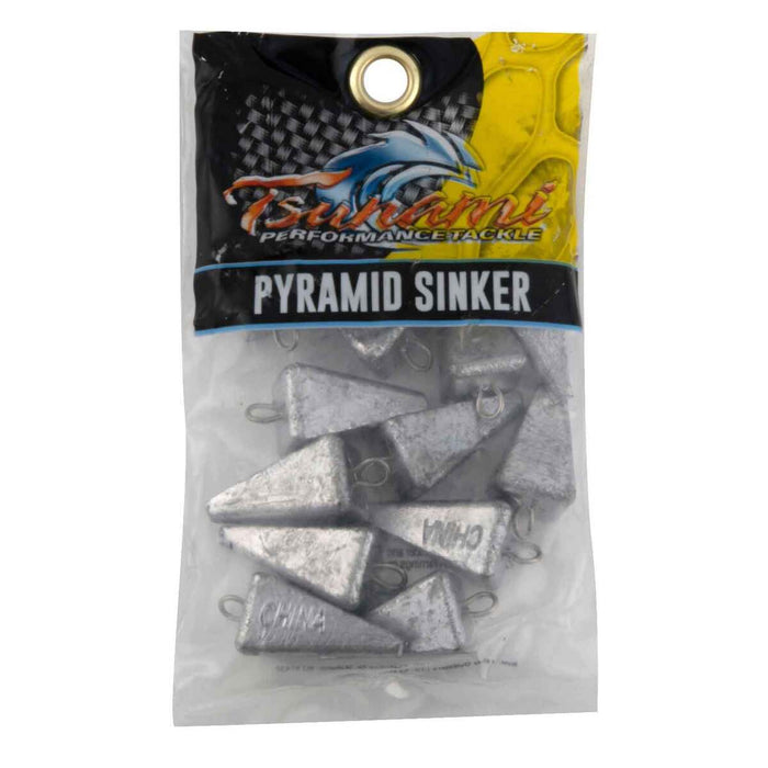Tsunami Pyramid Sinkers Packaged