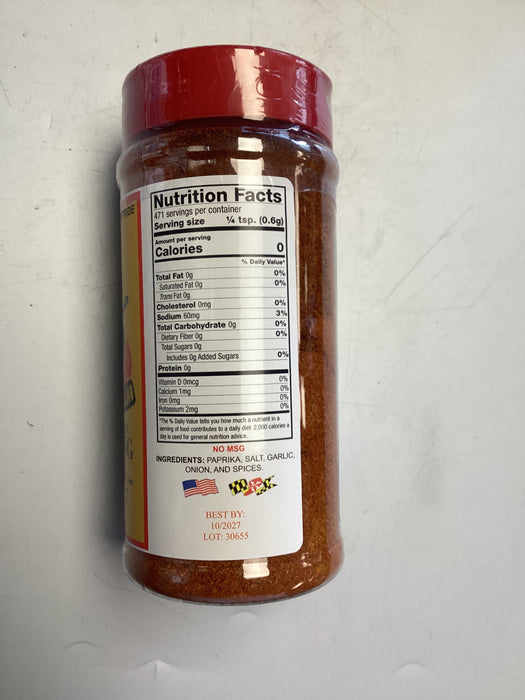 J.O. Blackened Seasoning - 10oz Bottle