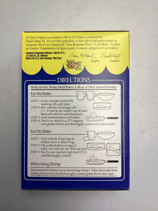 J.O. Spice Spicy Seafood Batter
