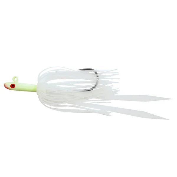 Tsunami Glass Minnow Jig with Silcone Skirt & Round Bend Hook