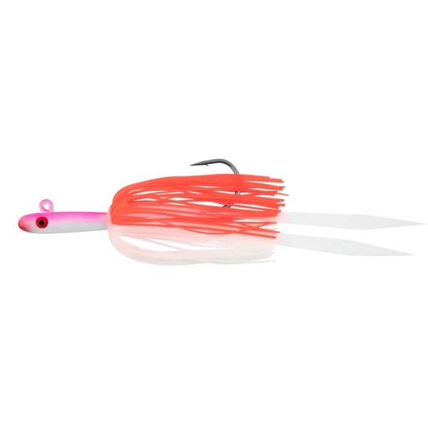 Tsunami Glass Minnow Jig with Silcone Skirt & Round Bend Hook
