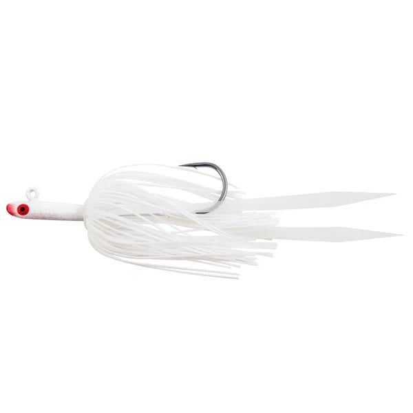 Tsunami Glass Minnow Jig with Silcone Skirt & Round Bend Hook