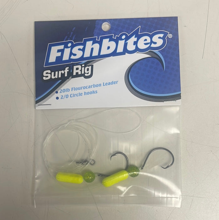Fishbites Surf Rig - Chartreuse