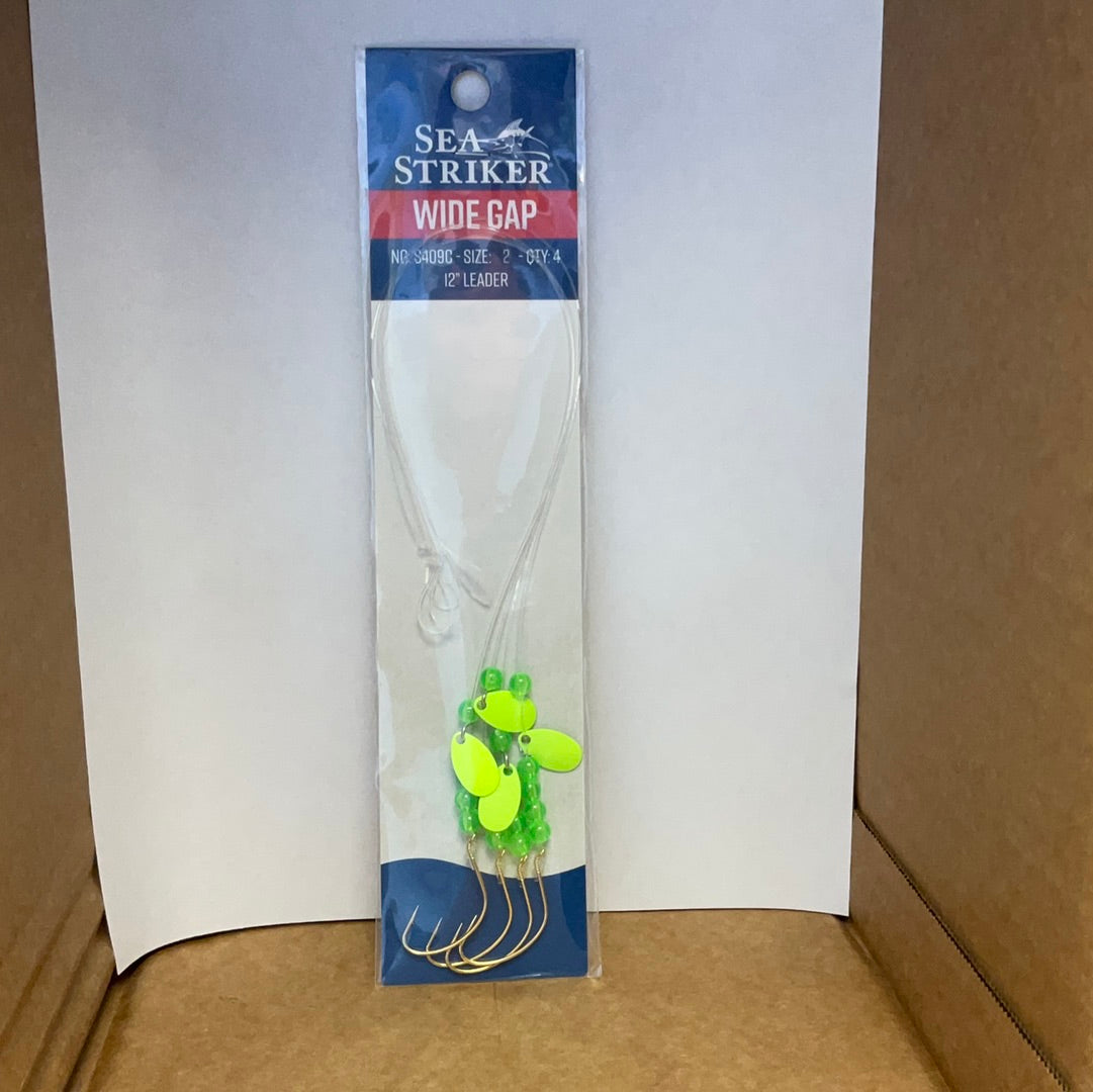 thumbnail image 2 of Sea Striker ZCBR-70G Cod Rig 7/0 Gold Beak Hooks W 2 of 10