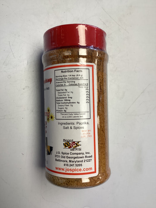J.O. Maryland Seafood Seasoning - 12oz Bottle