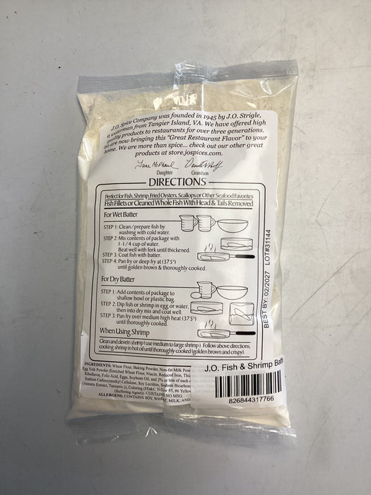 J.O. Fish & Shrimp Batter