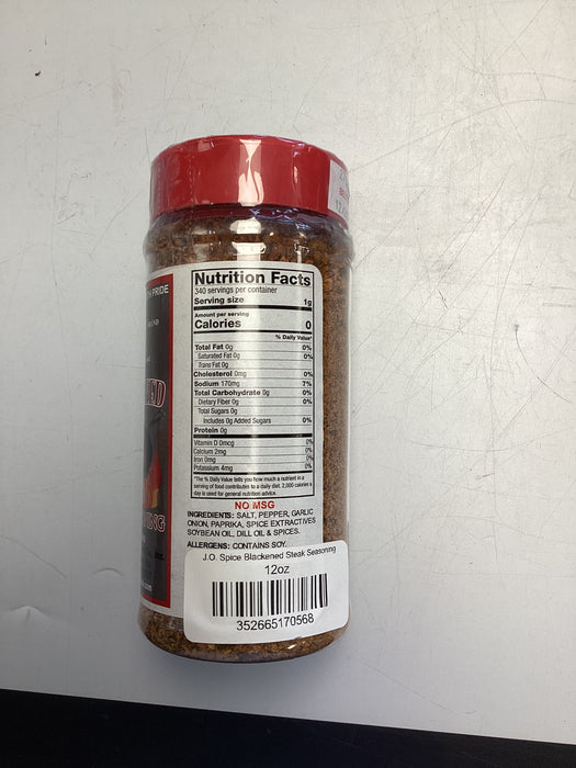 J.O. Spice Blackened Steak Seasoning