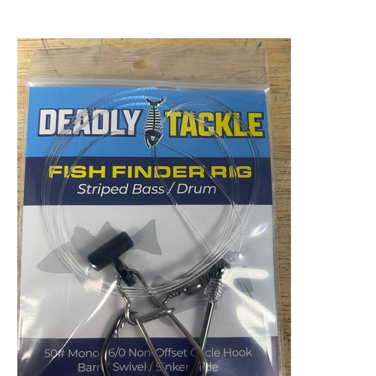 chord finder tongue tied and tipsy reel big fish Fish Finder Rig – Striped Bass Legal — Kohr Crabbing Supplies
