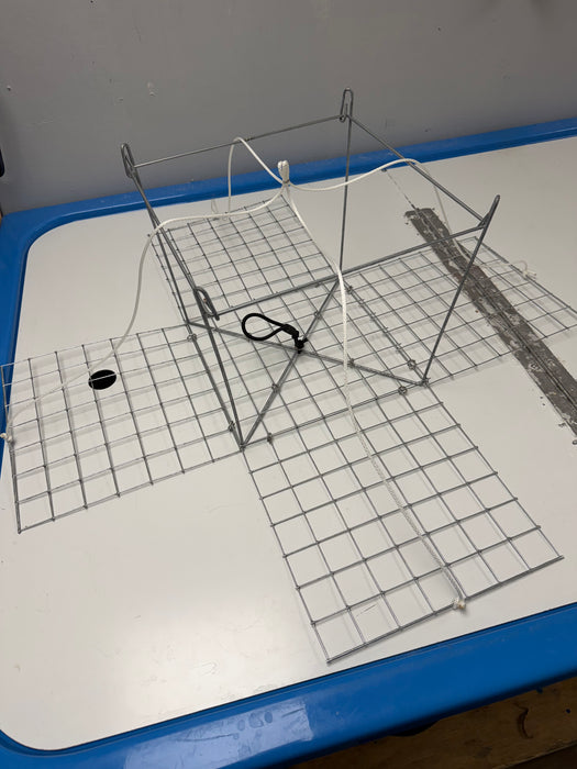 Galvanized Topless Crab Trap - Unrigged