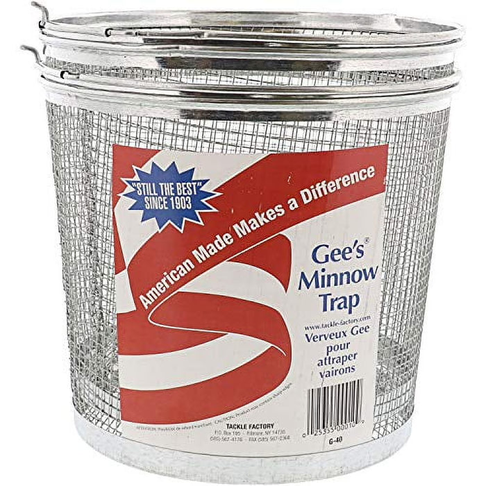 Gee's Galvanized Fishing Minnow Bait Traps #G-40