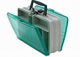 Plano 112000 Double Sided Satchel Box 12x9x4" Sandstone/Grn