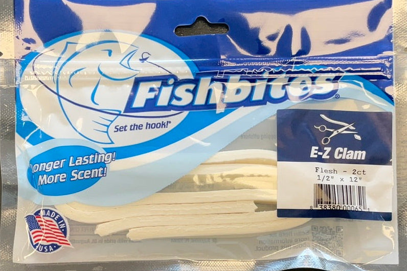 Fishbites E-Z Clam Longer - Flesh