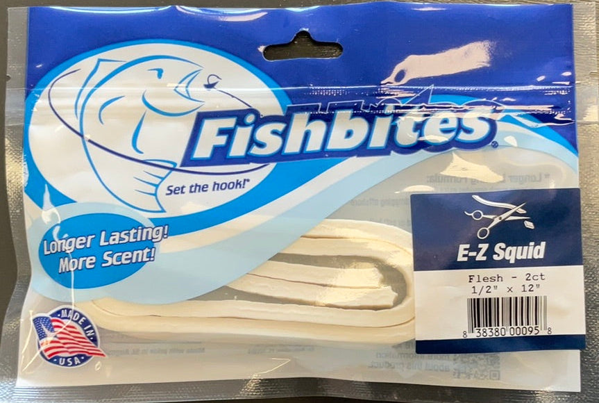 Fishbites E-Z Squid Longer - Flesh