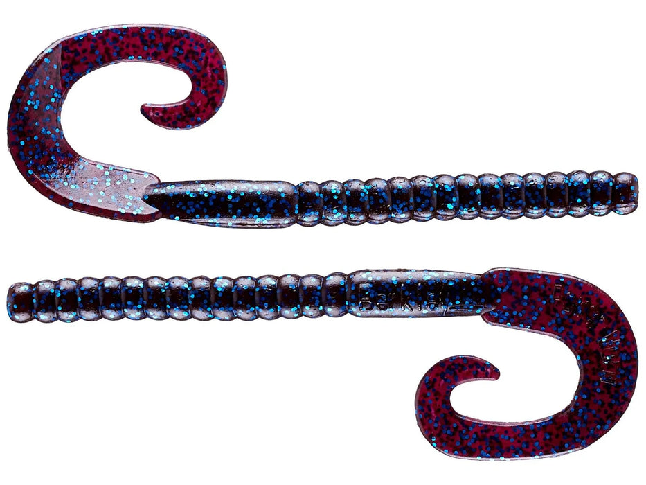 Berkley Worms, 7" 13Pk, Blue Fleck, Floating