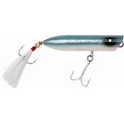 Creek Chub I1900PBFL Striper Strike Popper, 5", 2 1/8 oz, Blue Flash