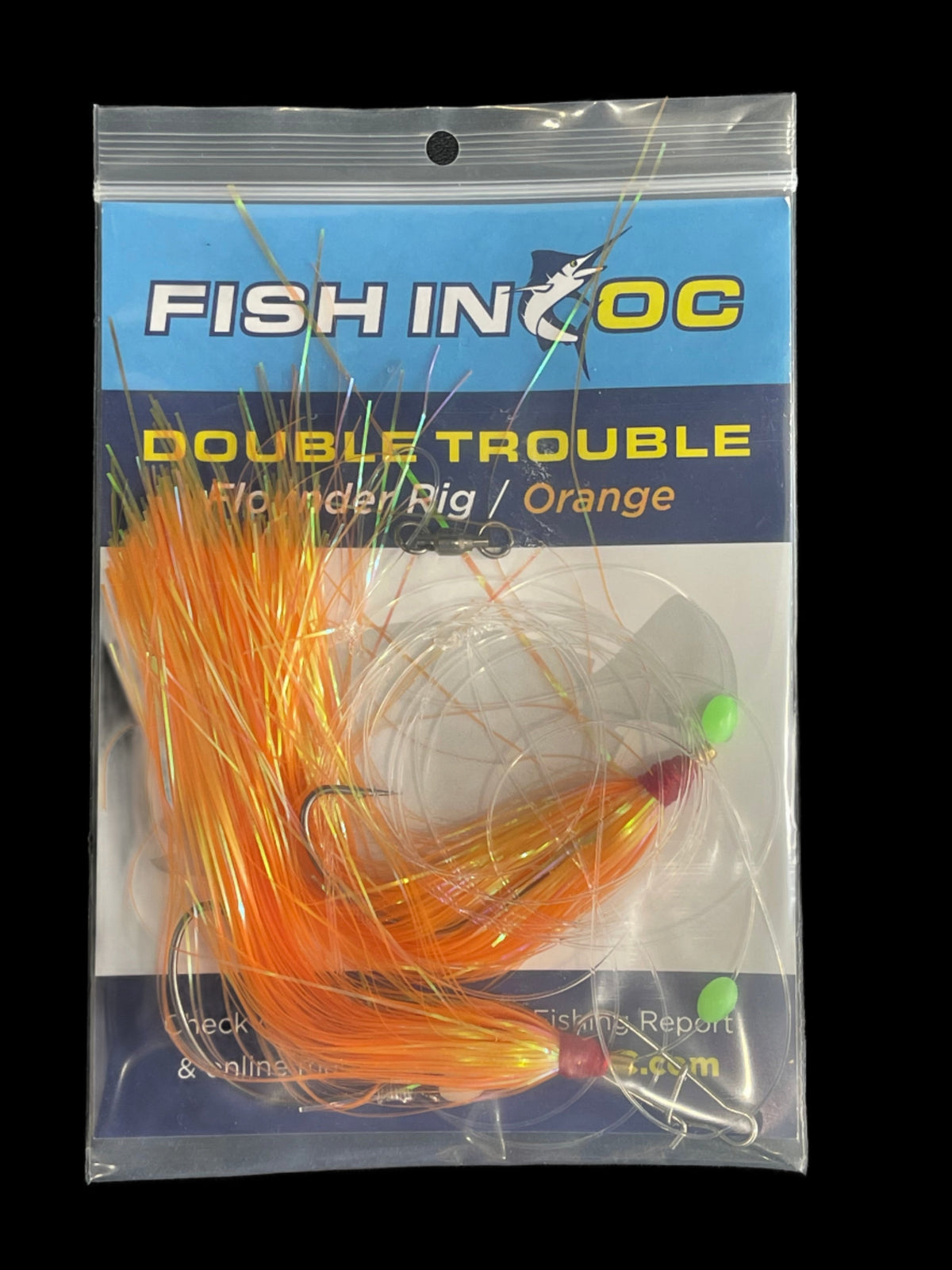 double trouble fishing lure Double Trouble Flounder Rig White